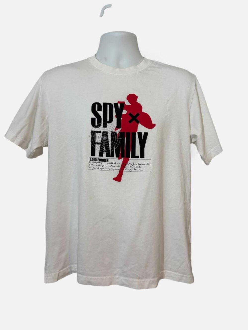 Uniqlo UT Spy x Family Loid Forger Graphic T-Shirt Size M